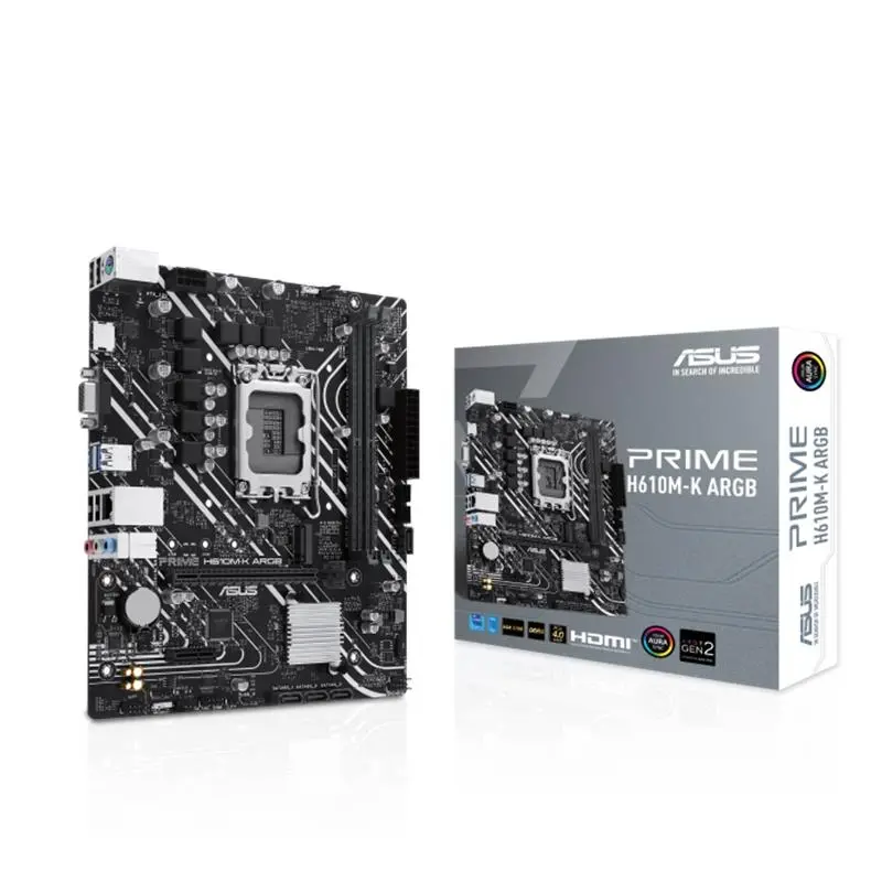 ASUS PRIME H610M-K ARGB DDR5 5600MHZ Anakart