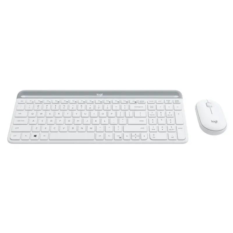 Logitech MK470 Q İnce Kablosuz Klavye ve Mouse Set (Beyaz)