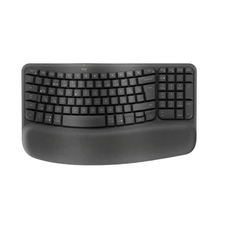 Logitech Wave Keys Kablosuz Ergonomik Klavye (Gri) 920-012311