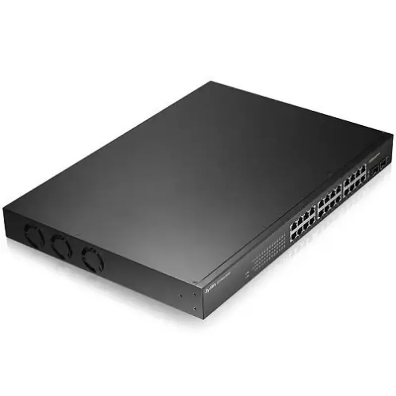 Zyxel GS1900-24HP V2, 24 Port, GigaBit, 24 Port PoE, 170W, +2Port GigaBit SFP, Yönetilebilir, Rackmount Switch